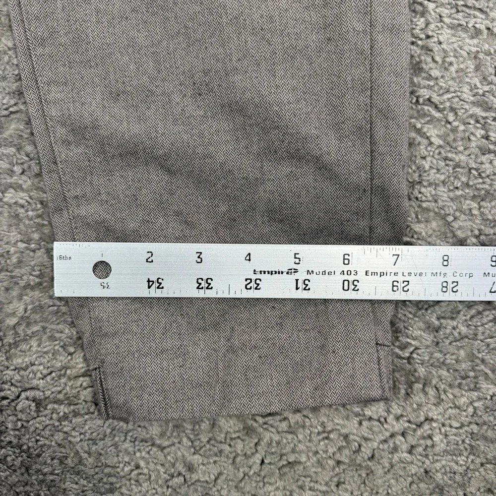 Banana Republic‎ Aiden Hybrid T Herringbone Grey Jogger Trousers 33x30 386894-01